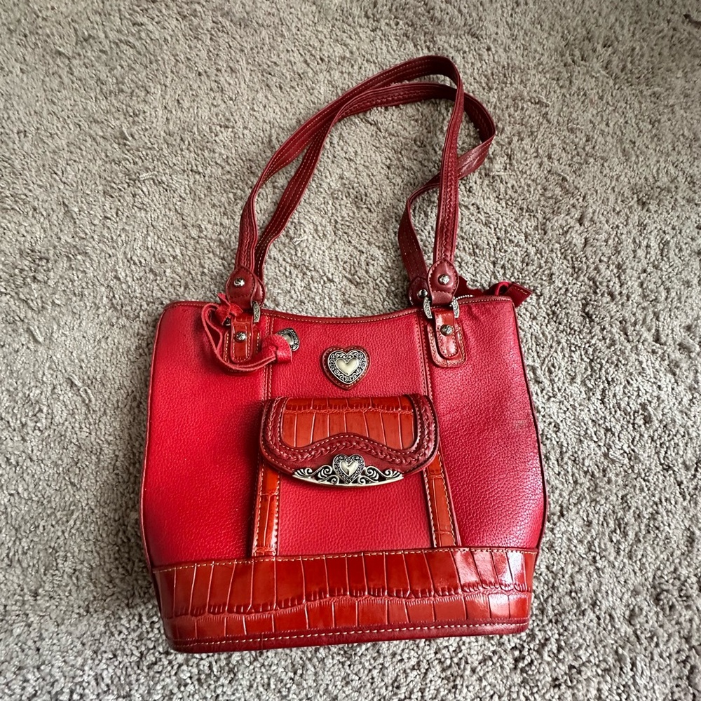Elegant Red Women's Handbag